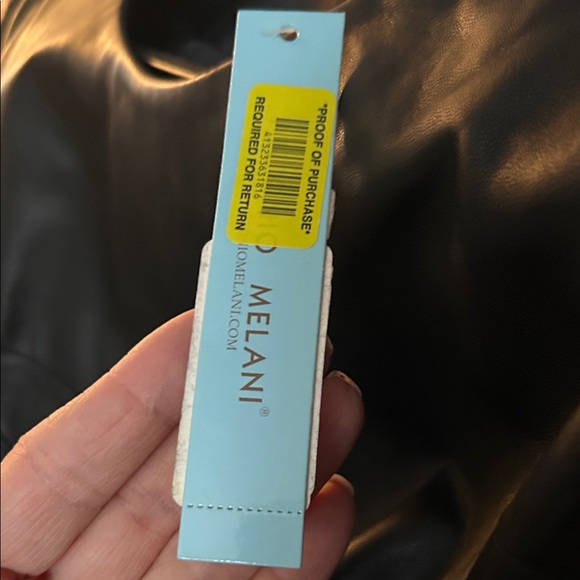 ANTONIO MELANI NWT Black Leather Dress - Picture 7 of 7